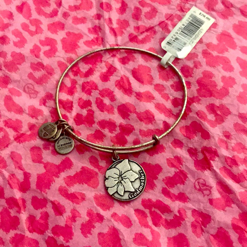 Alex and Ani silver “Godmother” bracelet 2/$20